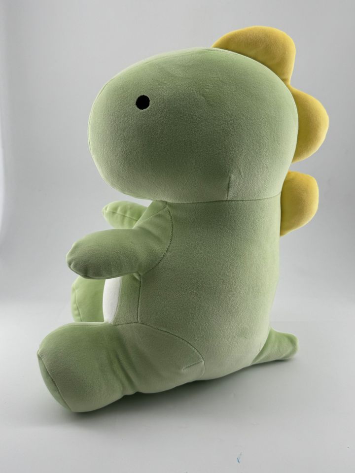 miniso-mini-family-14in-minisou-dinosaur-plush-toygreen-tyrannosaurus-rbili-satamasho