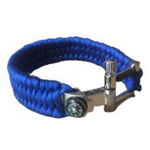Product image of ტურისტული სამაჯური, პარაკორდის სამაჯური, სამაჯური კომპასი, მაგნეზიუმის ასანთი, კარაბინი