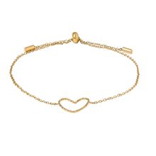 Product image of PARFOIS Adjustable Bracelet With Heart - Stainless Steel სამაჯური