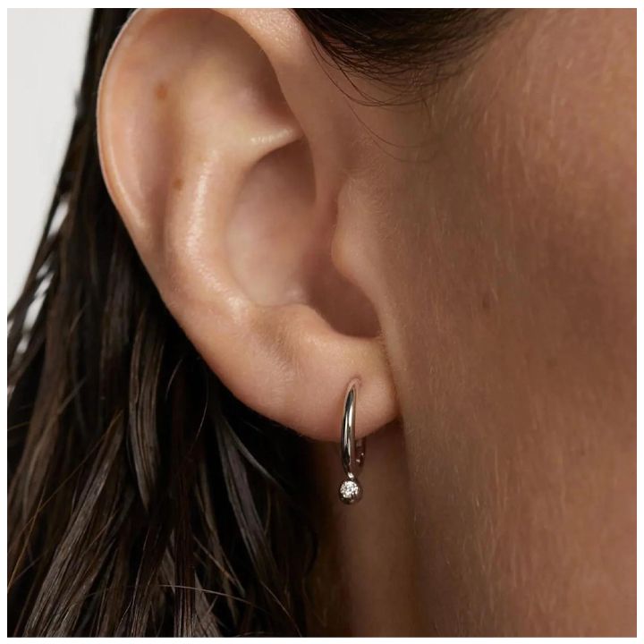 teardropear-silver-single-hoop-saqure-photo-4