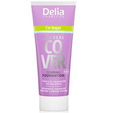 Product image of Delia Real Cover 206 HONEY 30მლ ტონალური კრემი
