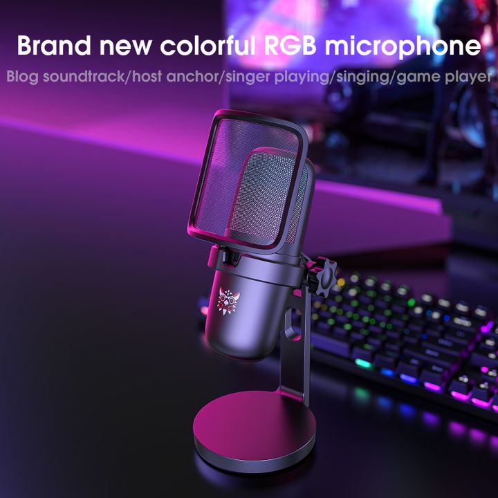onikuma-m730-rgb-gaming-microphone-black-wired-usb-plug-and-play-rgb-lighting-sadeniani-mikrofoni-photo-2