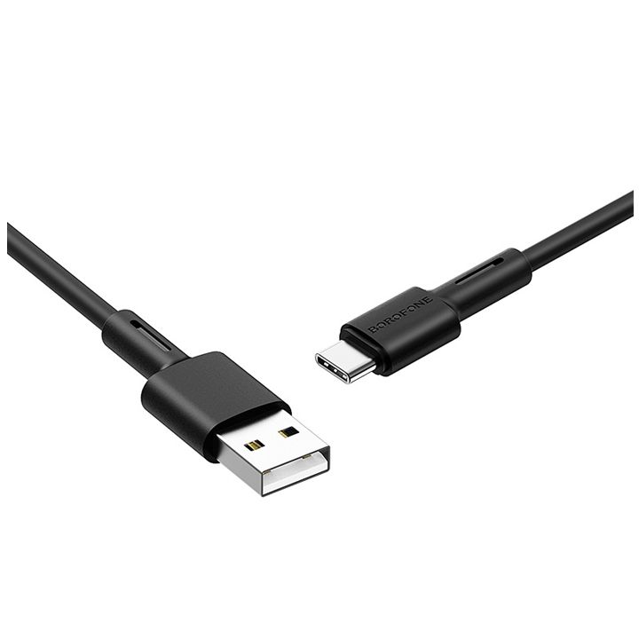 borofone-bx31-soft-silicone-charging-data-cable-for-type-c-black-photo-2