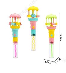 Product image of ბუშტების გასაშვები/Bubble Wand (Merry-Go-Round) (3 Assorted Colors)