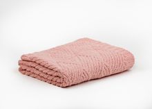 Product image of Manamo  Diamond  ჩვილის პლედი აკრილის ვარდისფერი 90x90 სმ