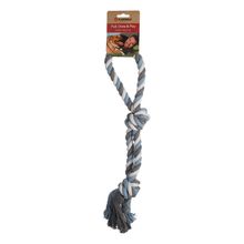 Product image of FLAGINO DT COTTON JIM TUG ROPE 2 KNOTS ძაღლის სათამაშო