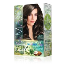 Product image of MAXX DELUXE NATURAL BEAUTY თმის საღებავი უამიაკო 3.0