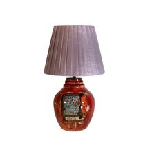 Product image of EBRA ხელით მოხატული, მოჭიქურებული მაგიდის სანათი
