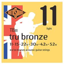 Product image of Roto TB11-F TRU Bronze 11 Guage set აკუსტიკური გიტარის სიმები