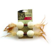 Product image of M-Pets NATURA კატის სათამაშო ჰანტელი