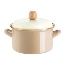 Product image of ემალის ქვაბი თავსახურით ყავისფერი ARSHIA/26558 2,6ლ 18სმ