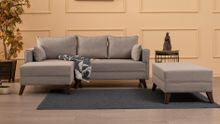Product image of Bella Corner Sofa Left 2, კუთხის დივან-საწოლი (მარცხენა), კრემისფერი, 205 x 140 x 85 სმ
