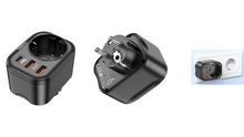 Product image of HOCO NS3 20W 2USB Port+Type-C poort+1BIT დამტენი ადაპტერი+გადამყვანი