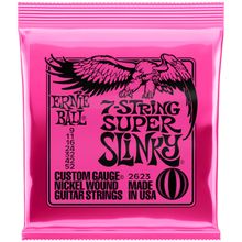 Product image of Ernie Ball Super Slinky Nickel Wound 7-String Electric Guitar Strings ელექტრო გიტარის სიმები