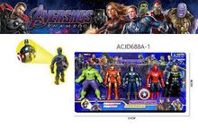 Product image of Avengers გმირების ფიგურების ნაკრები – პატარა სუპერგმირებისთვის! GH-JD688A-1
