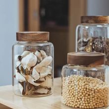 Product image of შუშის ქილა ხის თავსახურით "COUNTRY LIFE"