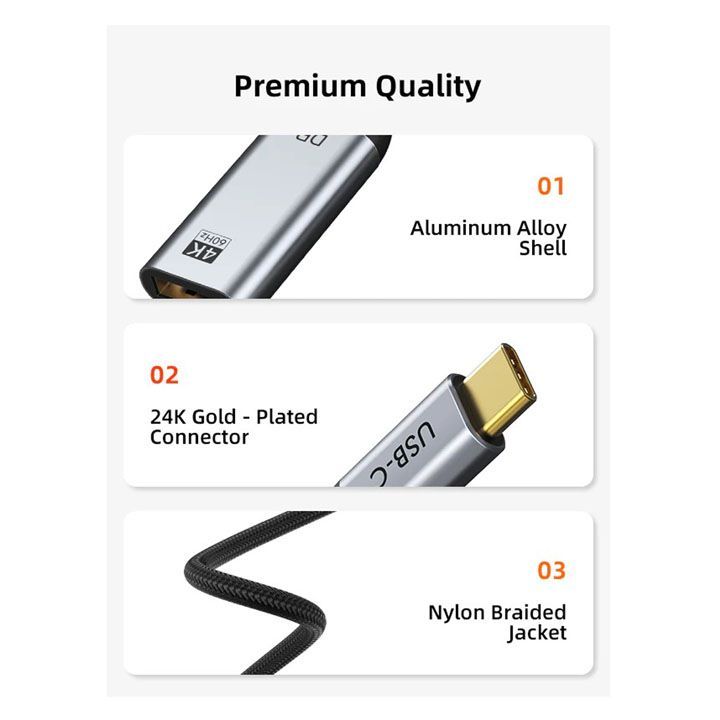 cabletime-ct-c160-pu31-cmdp1-s015usb-type-c-to-displayport-cable-4k60hz-photo-2