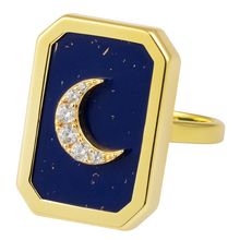 Product image of Eshvi LAPIS MOON RING ბეჭედი