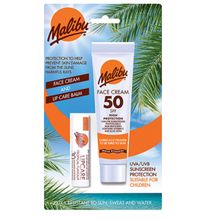 Product image of Malibu მზისგან დამცავი ლოსიონი და ბალზამი SPF 50+
