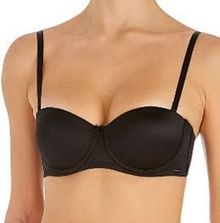 Product image of U.S. Polo Assn. 66144 ქალის ბიუსტჰალტერი STRAPLESS PUSH UP (შავი)