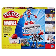 Product image of Spider-Man-ის პლასტელინი Play-Doh Marvel Spider-Man Launch & Slice Battle Playset, 2 Action Figures, 7 Accessories