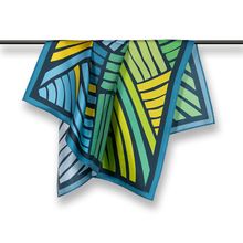 Product image of ჯოვანი მორა შარფი გრძელი გზები ნატურალური აბრეშუმი ლურჯი