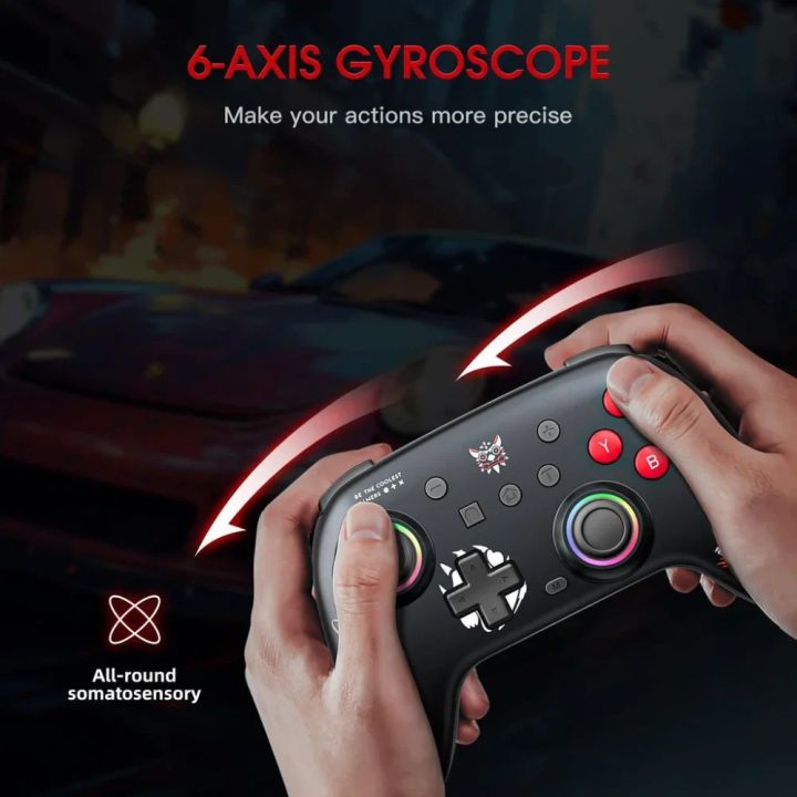 onikuma-c1-wireless-gaming-controller-black-usadeno-kontroleri-photo-2