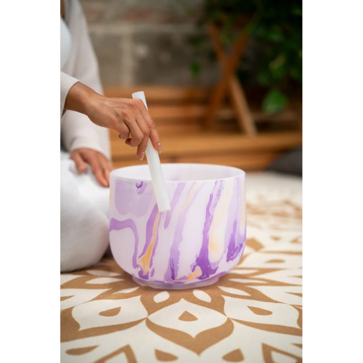 meinl-mcsb10b-marble-cr-singing-bowl-10-n-b4-43-2hz-crown-chakra-purple-incl-silic-ring-momgherali-tasi-photo-3