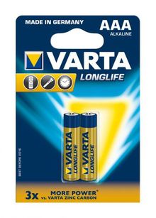 Product image of ელემენტი  VARTA Alkaline Long Life AAA 1.5 V 2 ც