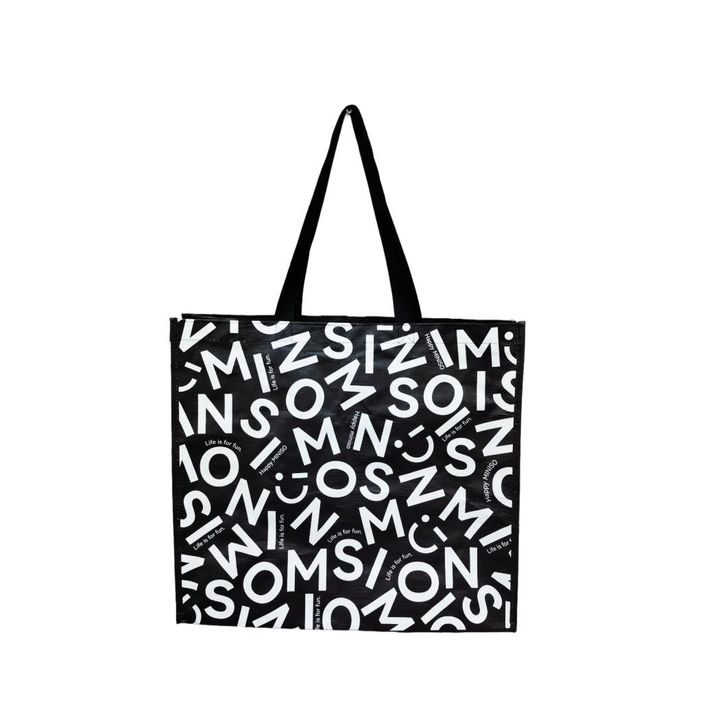 miniso-series-square-woven-shopping-bag-lblack-graffiti-saqidlebis-chanta