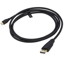 Product image of VENTION CGYBG USB-C to DP 8K  DP Cable 1.5M Black