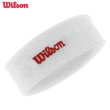 Product image of WILSON HEADBAND WHITE ჩოგბურთის თავის სამაგრი