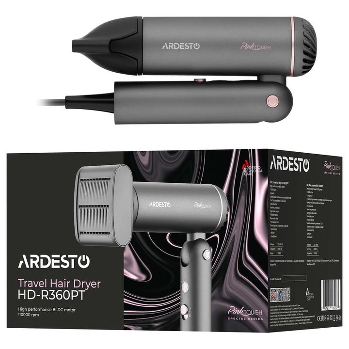 ardesto-pink-touch-hd-r360pt-1300w-dasaketsi-sakhelurit-gray-with-pink-tmis-feni-photo-2