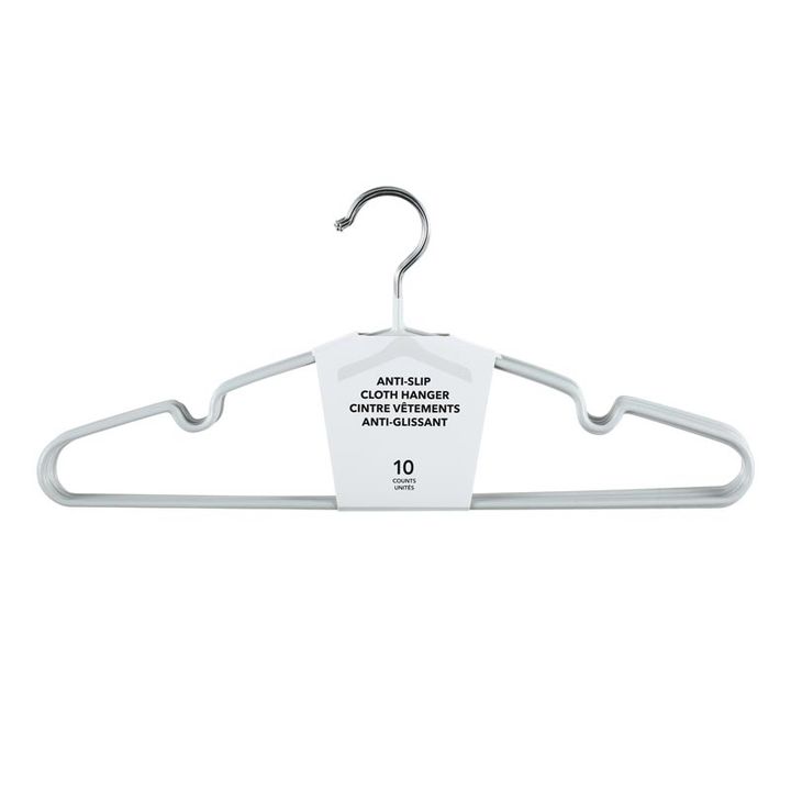 sakidi-10-tsalisimple-anti-slip-cloth-hanger-10-counts-grey