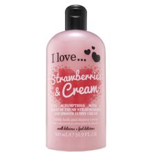 Product image of I Love Cosmetics General Bath & Shower Cream Strawberries & Cream შხაპის გელი 500მლ
