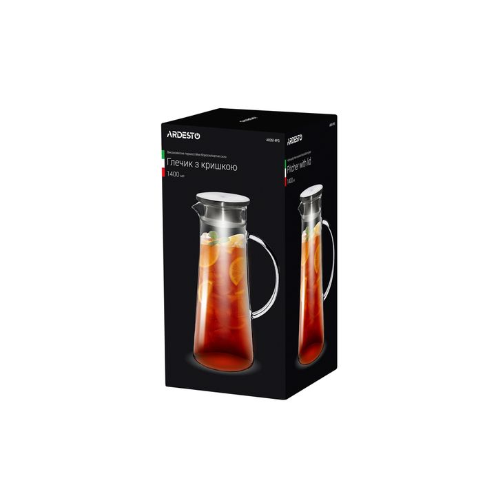 doqi-ardesto-ar2614pg-jug-with-lid-14l-borosilicate-glass-photo-4