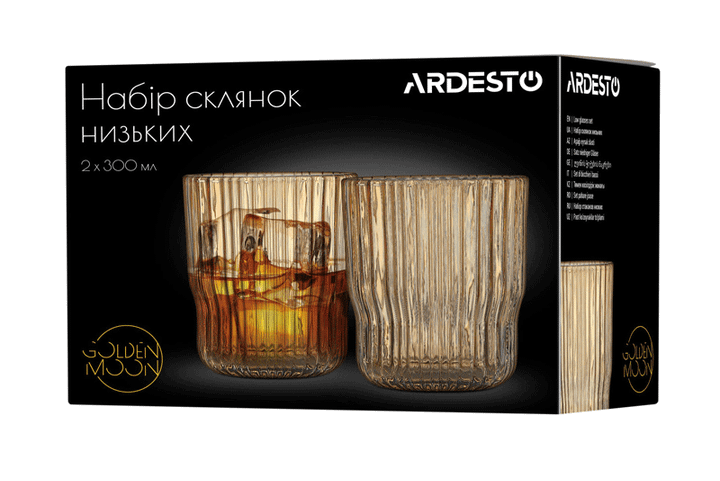 2-tsaliani-chiqebis-nakrebi-ardesto-ar2630sm-low-glasses-set-300-ml-photo-3