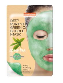 Product image of Purederm - სახის ღრმა წმენდის  შუშხუნა ნიღაბი ''მწვანე ჩაი,,