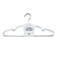 Product image of საკიდი (10 ცალი)/Simple Anti-slip Cloth Hanger 10 Counts (grey)