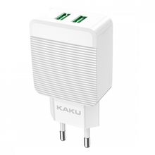 Product image of დამტენი სახლის KAKU KSC-366 XINDA Dual port smart charger (EU) WHITE