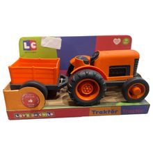 Product image of სტაფილოსფერი ტრაქტორი სათამაშო ტრანსპორტი