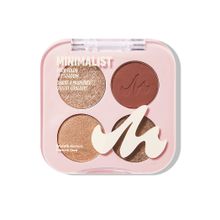 Product image of თვალის ჩრდილების პალიტრა/Minimalist 4-Shade Makeup Palette (Red & Brown)