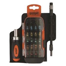 Product image of GADGET 225208 (26 PCS) სახრახნისი-ჭრიალა + ბიტების ნაკრები