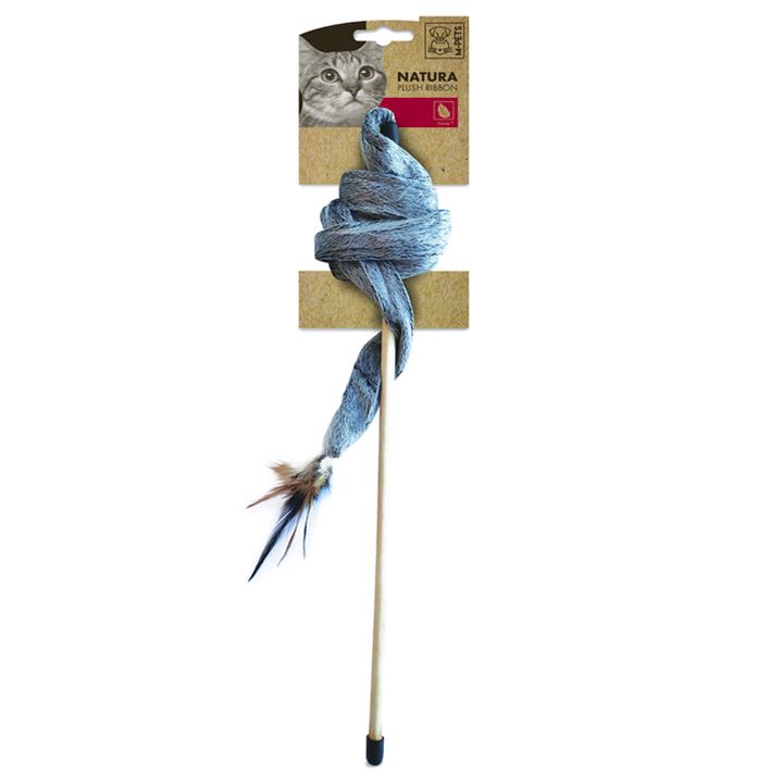 m-pets-natura-plush-ribbon-katis-satamasho-lenti-jokhze-43sm