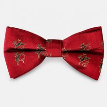 Product image of ჯოვანი მორა ბაფთა ირმის ნახტომი ნატურალური აბრეშუმი წითელი