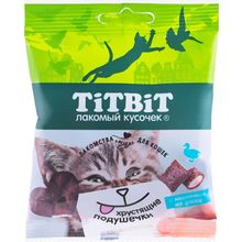 Product image of TiTBiT 30გრ ხრაშუნა ბალიშები იხვის პაშტეტით
