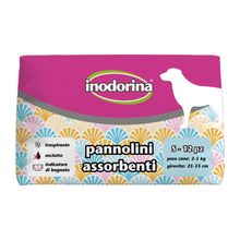 Product image of ჩასაცმელი საფენები ძუ ძაღლისთვის Inodorina Absorbent Diapers ზომა Small (12ც)