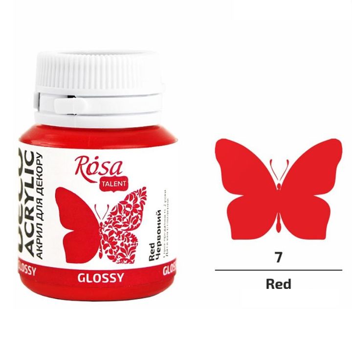 rosa-talent-red-glossy-20ml-akrilis-saghebavi-dekoratsiistvis-photo-2