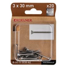 Product image of Koelner B-UC-S-3030-A2 3x30 ხრახნი 20ც