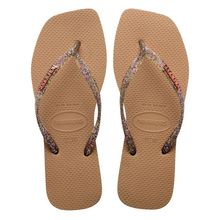 Product image of Havaianas SQUARE LOGO METALLIC ქალის შლაპუნები
